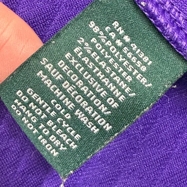 Lauren Ralph Lauren Purple Quilted Mock Neck Full Zip Vest XL 4700429386 - Image 7