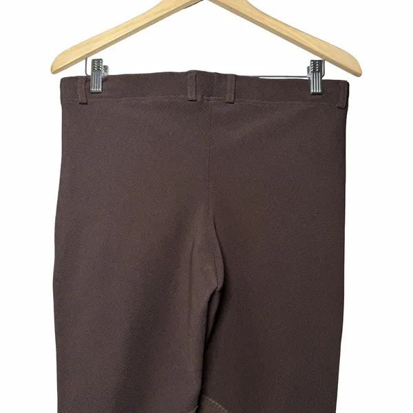 EquiStar Equi Tuff Womens 32 Brown Riding Breeches Knee Patch Equestrian - Image 4