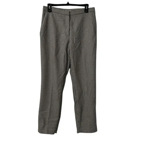 H&M Black and White Ankle Length Dress Pants(Size 6) - Image 4