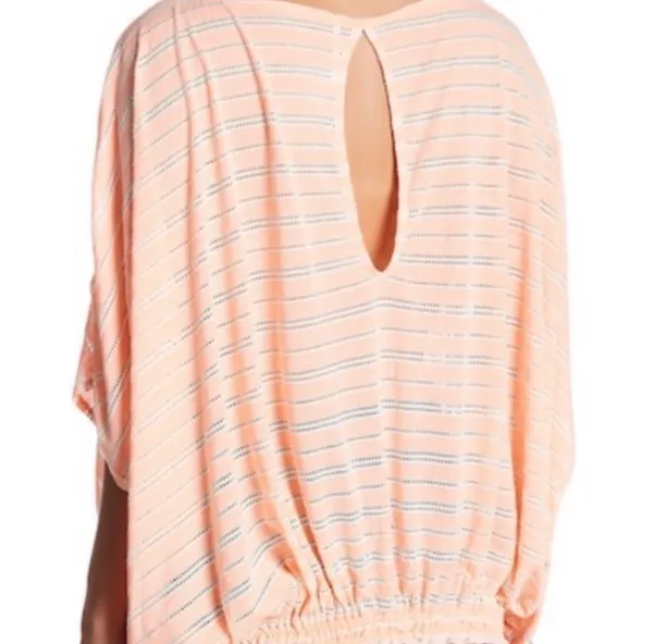FREE PEOPLE AZALEA EYELET OVERSIZED PULLOVER BLOUSE - Image 11