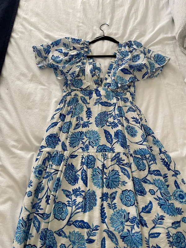 Vestique Maxi Blue and White - Image 6