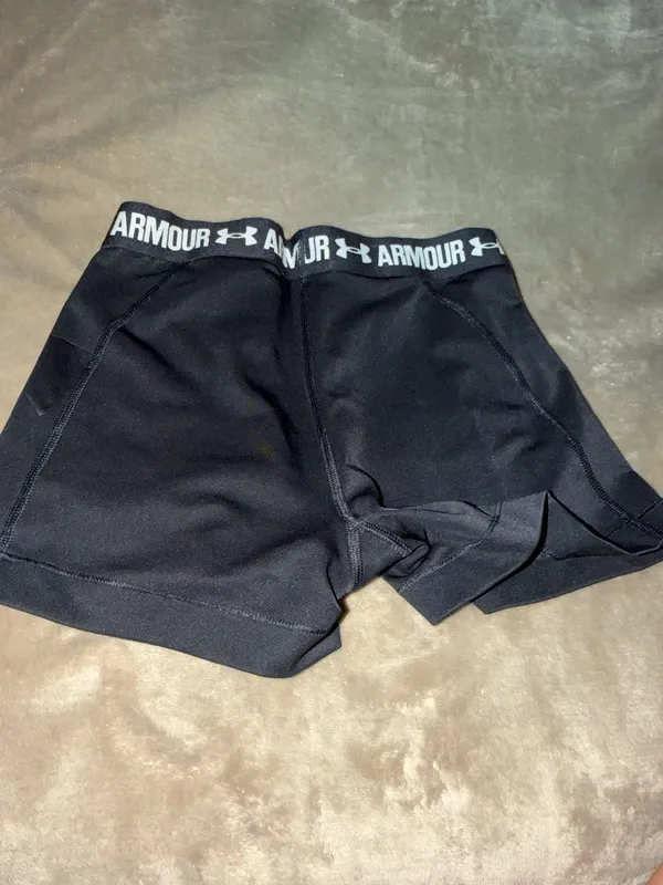 Black Under Armour Spandex Shorts - Image 2