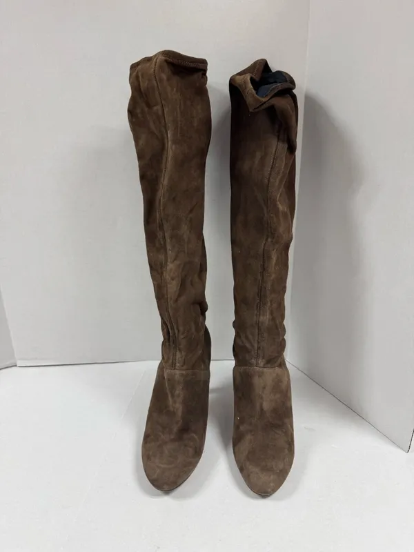 Cole Haan Women's Brown Suede Over the Knee Boots - Size 8.‎ - Image 10