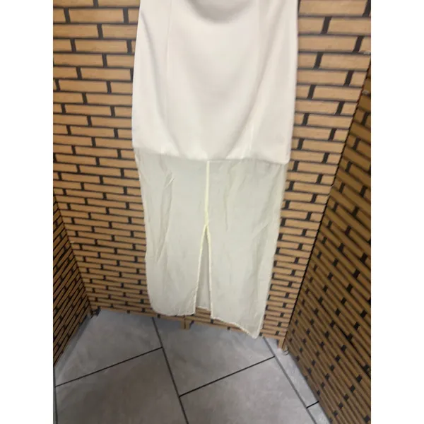 SNYDS Chloe Cream Sheer Strapeless Dress Size Small‎ - Image 6