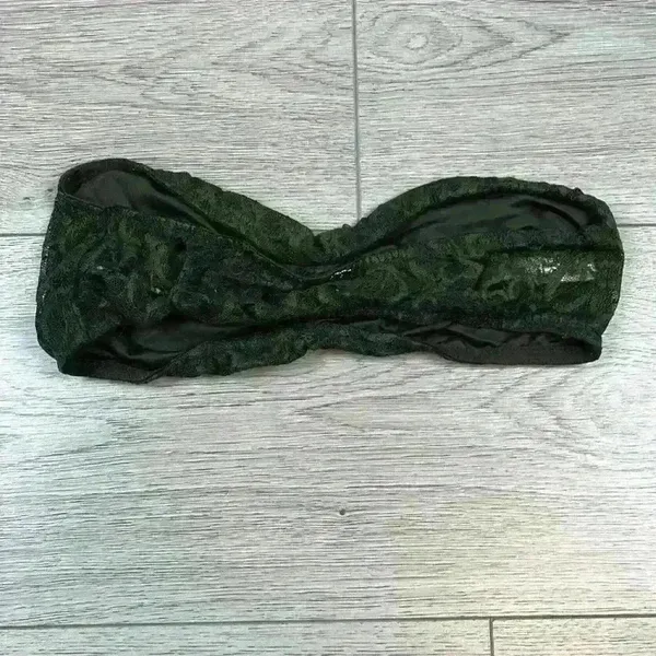 Victoria’s Secret PINK Green Strapless Bandeau Size M - Image 6