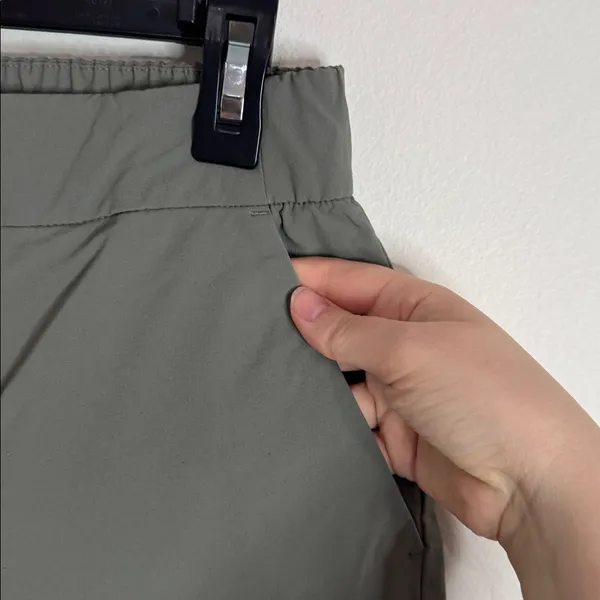 Figs FigsPro Skinny Zip Fly Elastic Waist Trouser Agave Green Scrub Work Pants S - Image 4