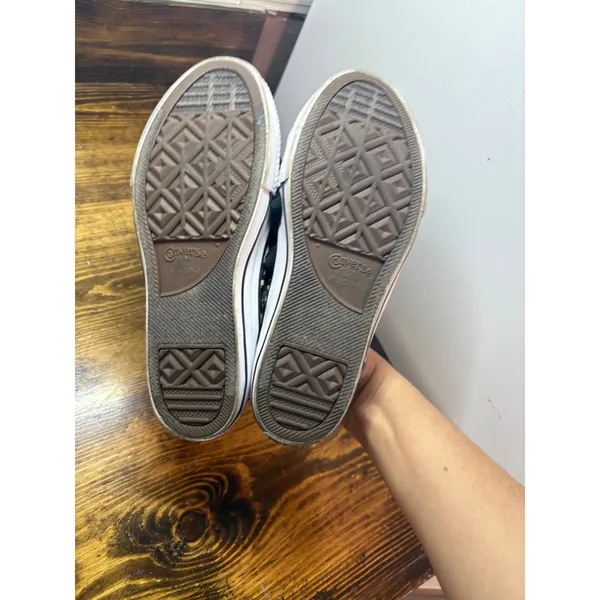 Converse Tan Cheetah Print Sneakers Size 5.5‎ - Image 7