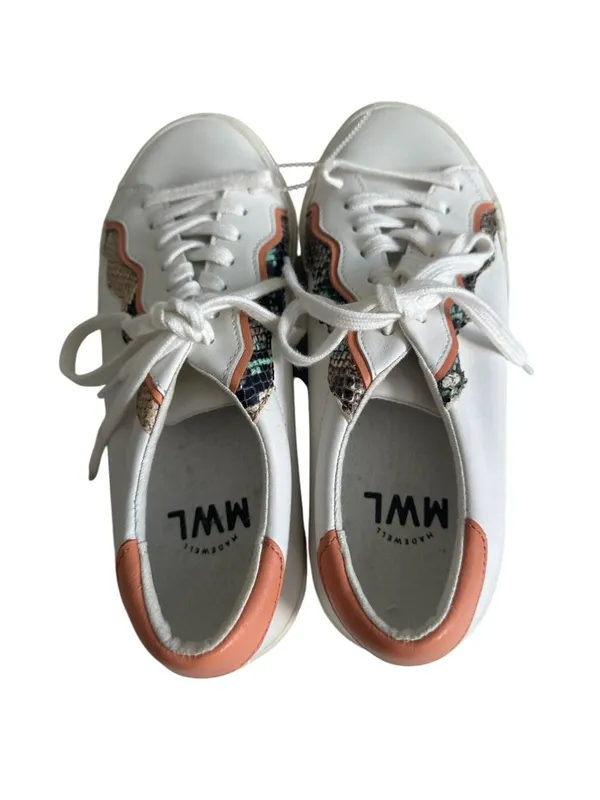 MADEWELL Women's Ruffle Leather Trainers Sneakers Size 7.5 - Image 7