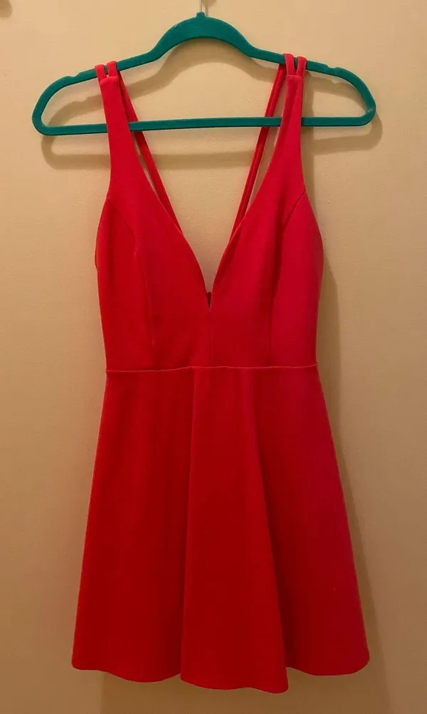 Orange Mini Dress - Image 2