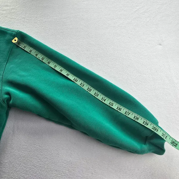 Sweaty‎ Betty -835 Elevate Sweatshirt Green Teal Crewneck Fleece SB9170 Womens M - Image 11