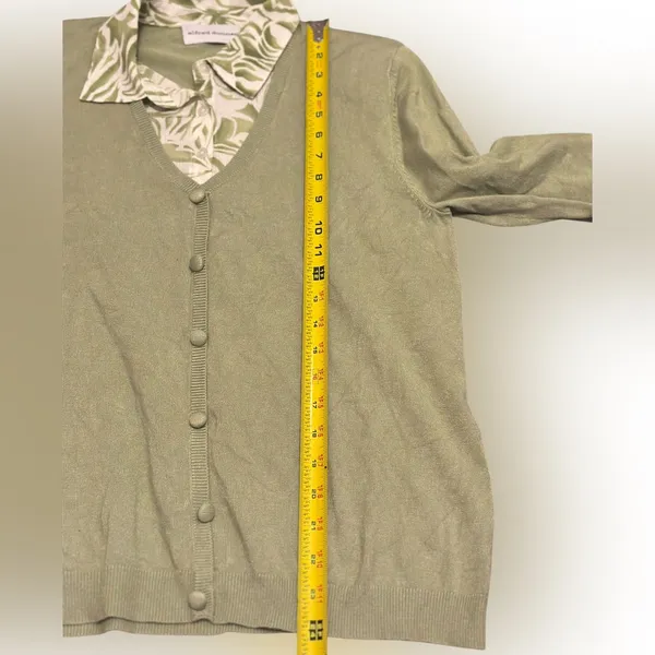 Alfred Dunner Green Patterned Blouse - Image 6
