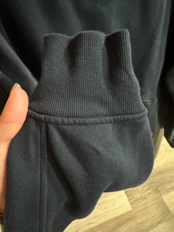 Scuba Funnel Neck Half Zip Blue Size L - Image 6