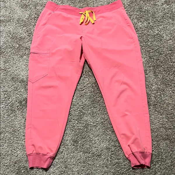 Figs Neon Pink Women's‎ Zamora Jogger Scrub Pants XL - Image 2