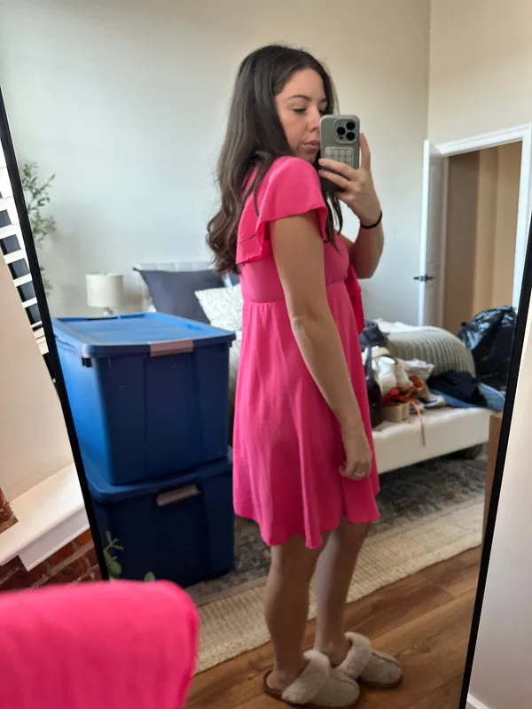Pink Dress See You Monday - Image 2