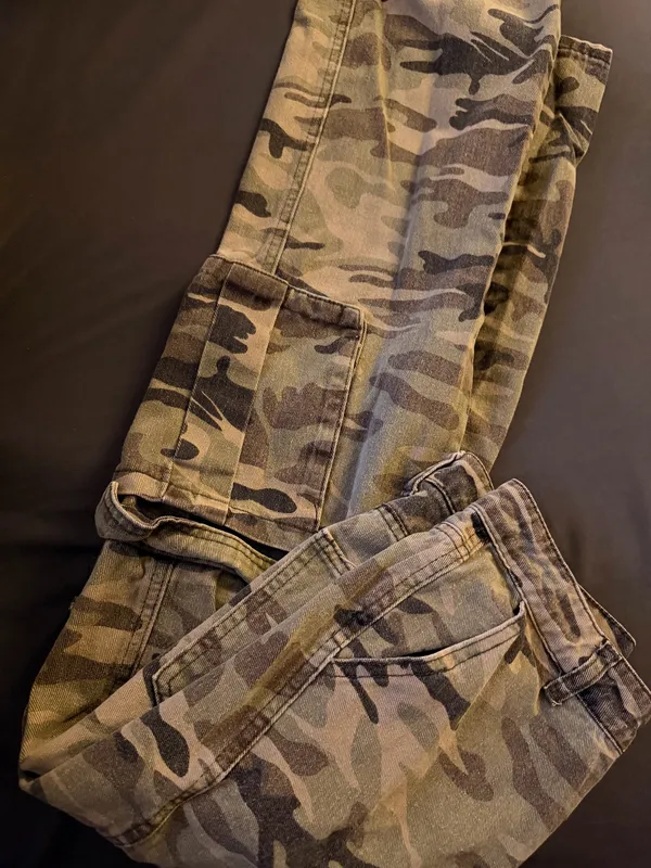 Green Camo Denim Jeans - Image 3