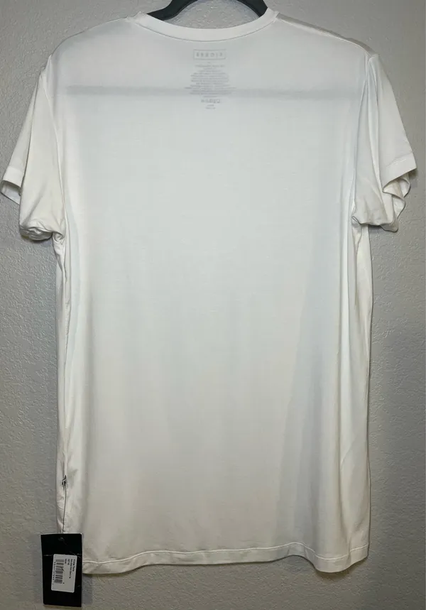 Kickee Pants Men's Short Sleeve Crew Neck Tee in Natural Size Medium Bamboo - Image 3