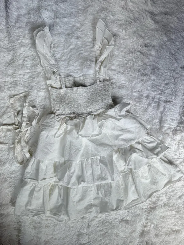 Mabel Dress Mini White - Image 5