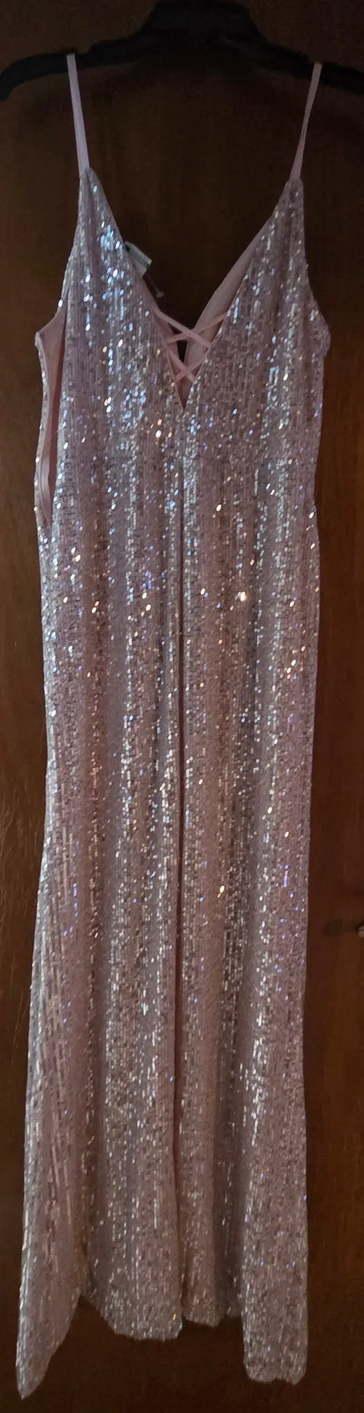 Speechless homecoming prom sequin pink form fitting dress - Image 2