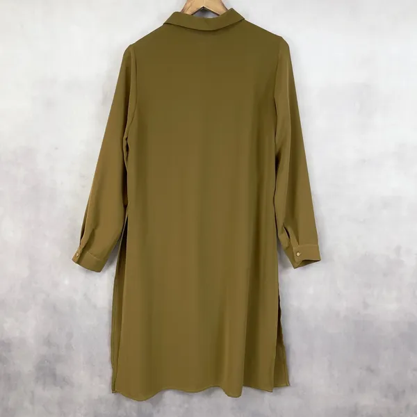 Aker Womens Tunic Dress Size‎ 38 (M) Minimal Lagenlook Euro Lagom Quiet Luxury - Image 3