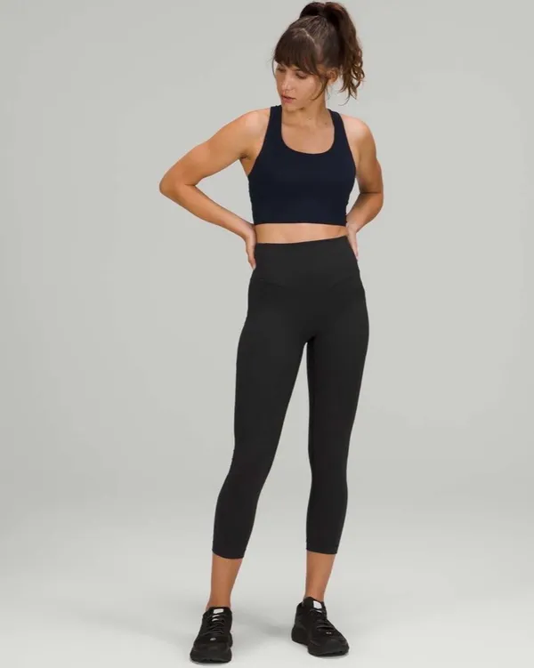 Lululemon All the Right Places High- Rise Crop 23" Black 6 - Image 8