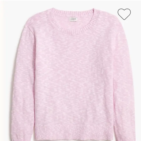 NWT J Crew Women's Lilac Purple Beach Sweater Crew Pullover Coastal Casual S - Image 2