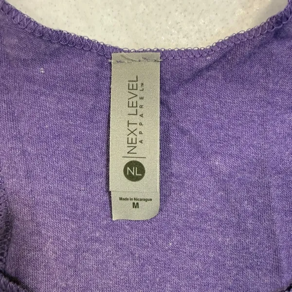 Next Level Apparel Disney Wish Magic in Every Wish Racerback Tank Top Women’s Medium Purple Heather - Image 3