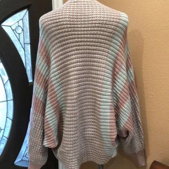 Sparkle and fade striped knit cardigan - Image 3