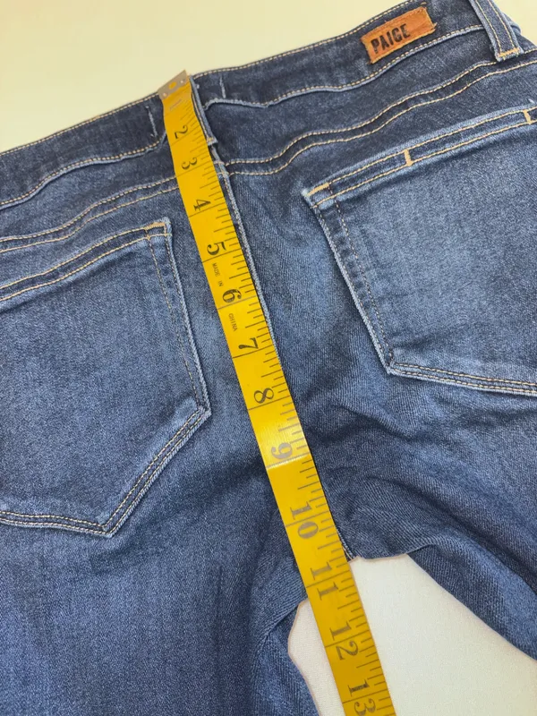 PAIGE jeans Skyline Ankle Peg style skinny ankle fit button/zip Size 25 - Image 8