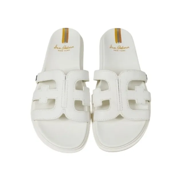 Sam Edelman Women's Slide Sandals -  White size 8.5 - Image 2