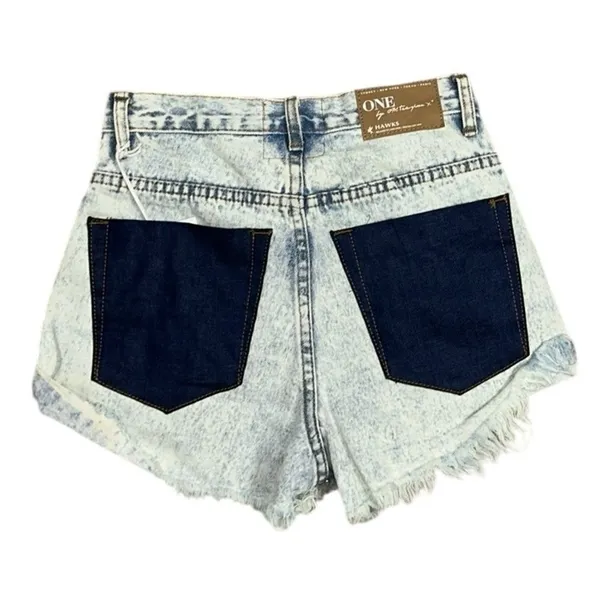 One Teaspoon Distressed Denim Shorts(Size 24) - Image 5