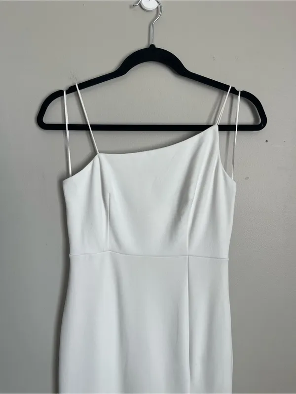 HELLO MOLLY White Midi Dress Sz 8 - Image 2
