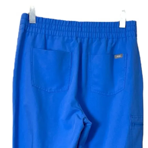 FIGS Jogger Pants Pull On Scrubs Zip Cargo Pocket Blue Women’s Size Medium - Image 6
