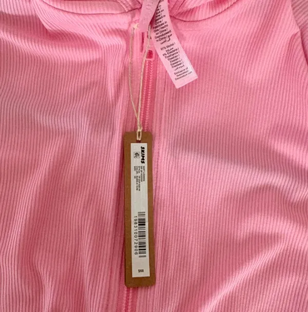 SKIMS Zip-Up Hoodie XS - Image 4
