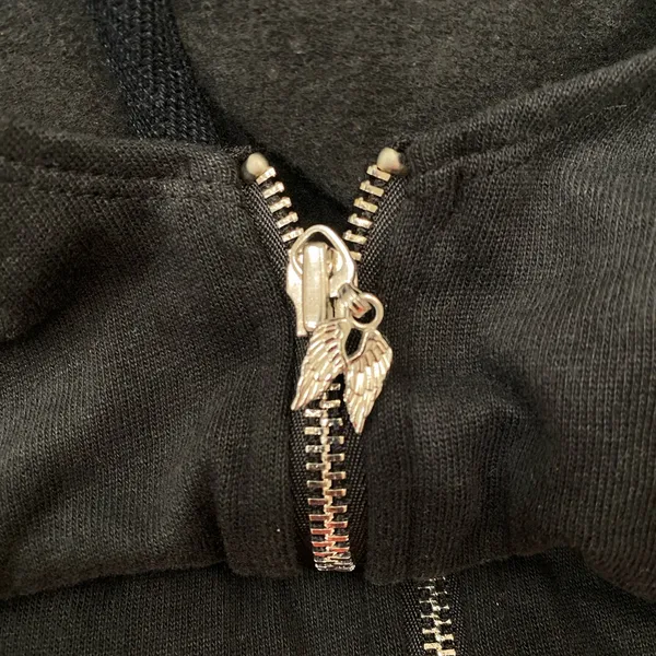 Victoria’s Secret sequin zip up hoodie black size M - Image 3