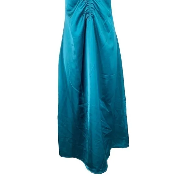 Jason Wu Satin Halter Open Back Midi Slip Dress Size Large - Image 12