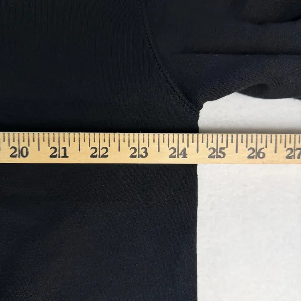 Jane + Delancey Black Taxi Cab Embroidered Pullover Sweatshirt XL Fleece Lined - Image 4