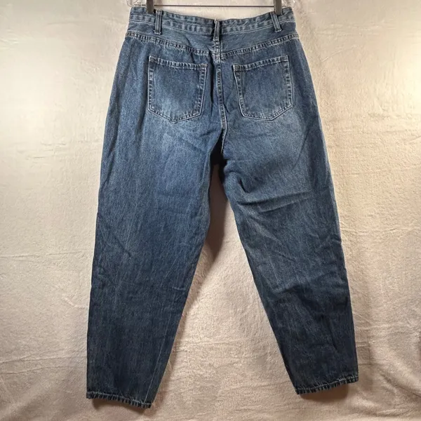 YMI Jeans Women Denim Dream Authentic Blue‎ Wash Relaxed Fit Pants - Image 4