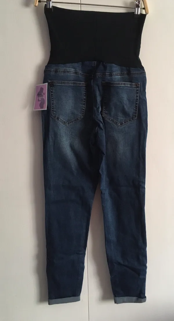 Maternity Jeans, Medium Blue - Image 2