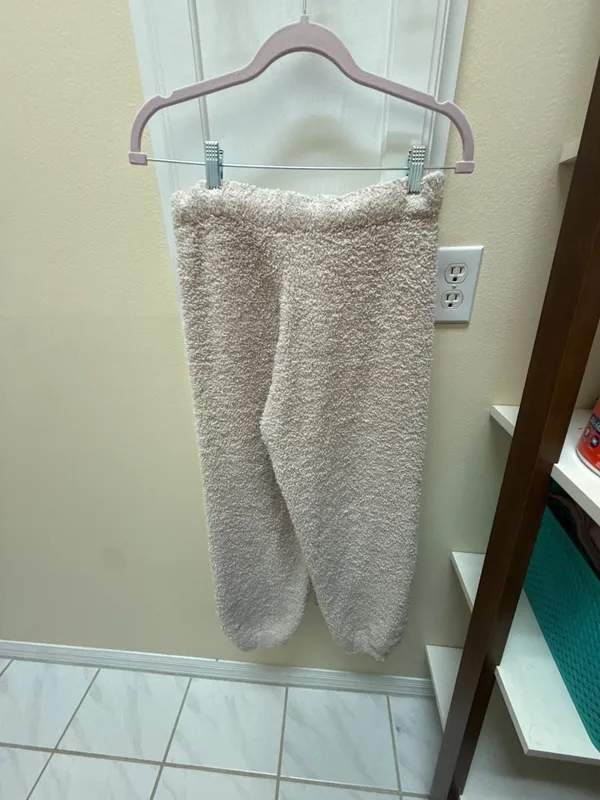 SKIMS Cozy Knit Lounge Pants Cream Size L/XL - Image 5