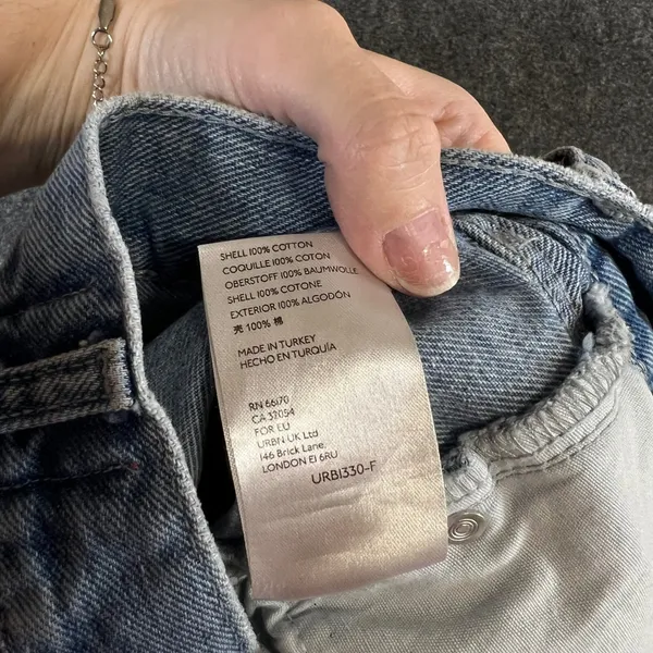 BDG Urban Outfitters High-Rise Baggy Jeans Light Wash Size 25 Wide Leg Denim - Image 11