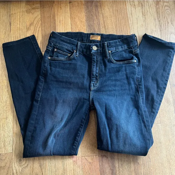 MOTHER casual Dark Blue looker ankle fray size 25‎ - Image 9