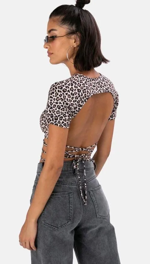 Adika NWOT Dominic Open Back Top - Image 2