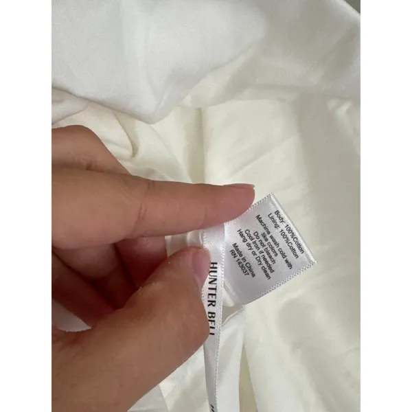 HUNTER BELL Cleo Fitter Maxi Dress in Bright White Size 10 - Image 7
