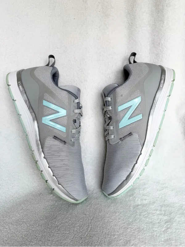 New Balance Womens Gray WX577LG5 Running Shoes Cross-Trainers Size 8 wide width - Image 7