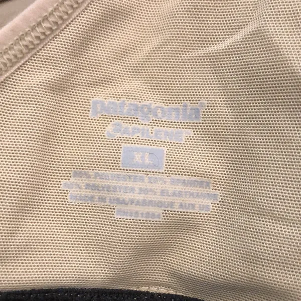 Patagonia tan sports bra size XLarge new with tags - Image 6