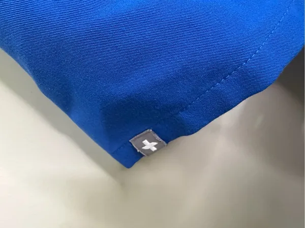 Figs V-Neck Scrub Top in Cobalt Blue - Image 5
