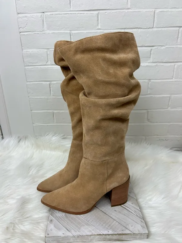 Steve Madden Haimi Leather Heeled Boots Size 8.5 - Image 7