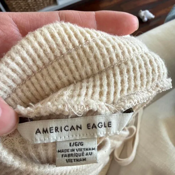 American-eagle-outfitters Women's Cream and Tan Joggers-tracksuits - Image 5