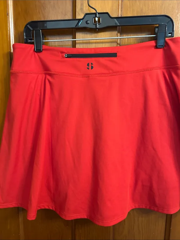 Sports illustrated Red Skirt/Skort, Worn Once, Large - Image 3