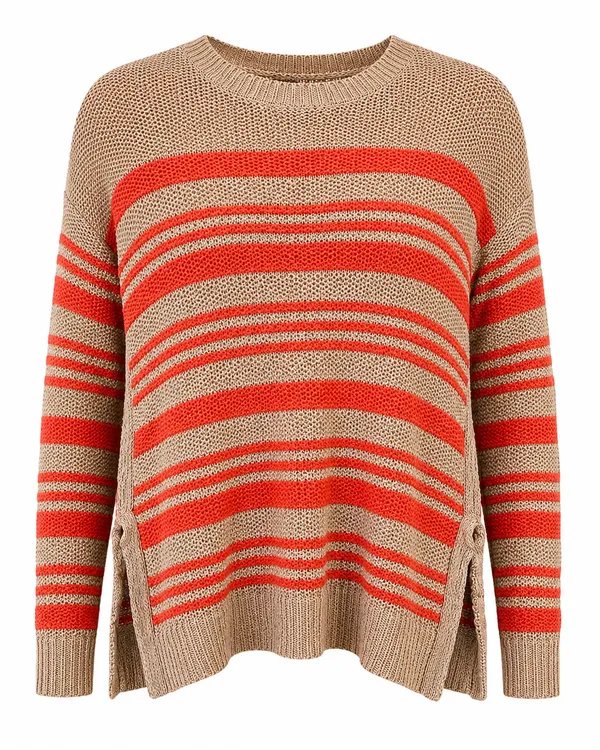 854 Polo Ralph Lauren XS Coastal Preppy Striped Knit Sweater - Image 12